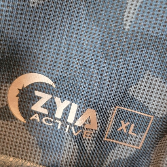Zyia Active Blue Camouflage Sports Bra size XL - Picture 4 of 7